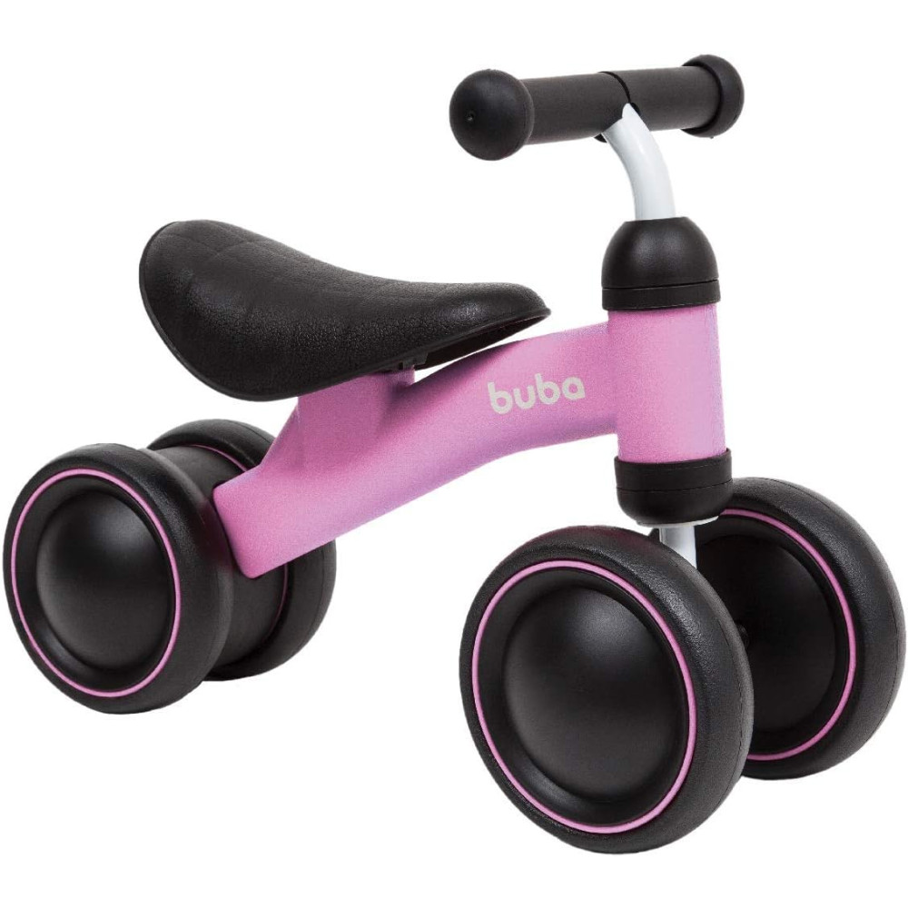 BICICLETA DE EQUILIBRIO 4 RODAS - ROSA BUBA