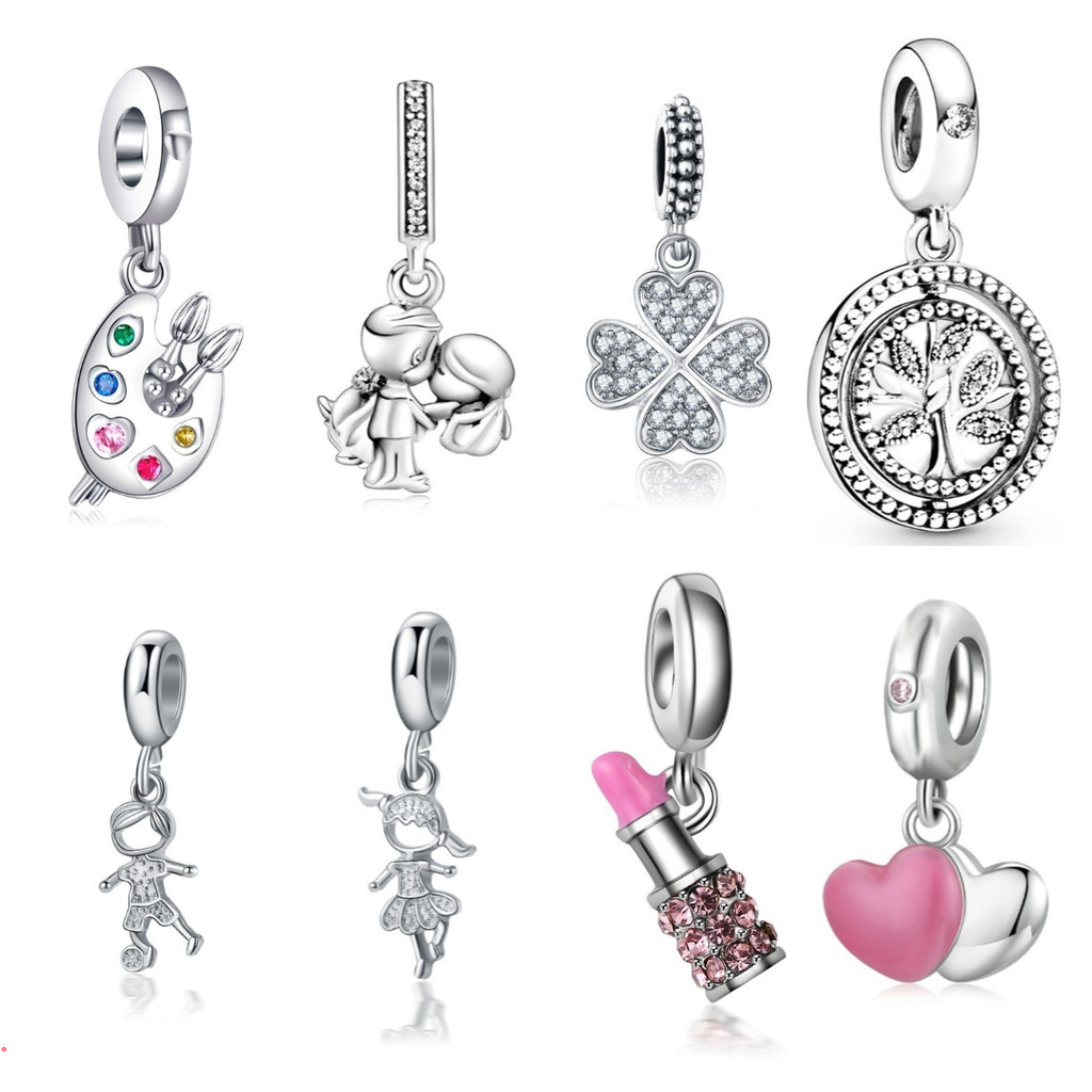 Berloques de Prata 925 Charms Balões Aviões Café Charme Clássicos Acessórios