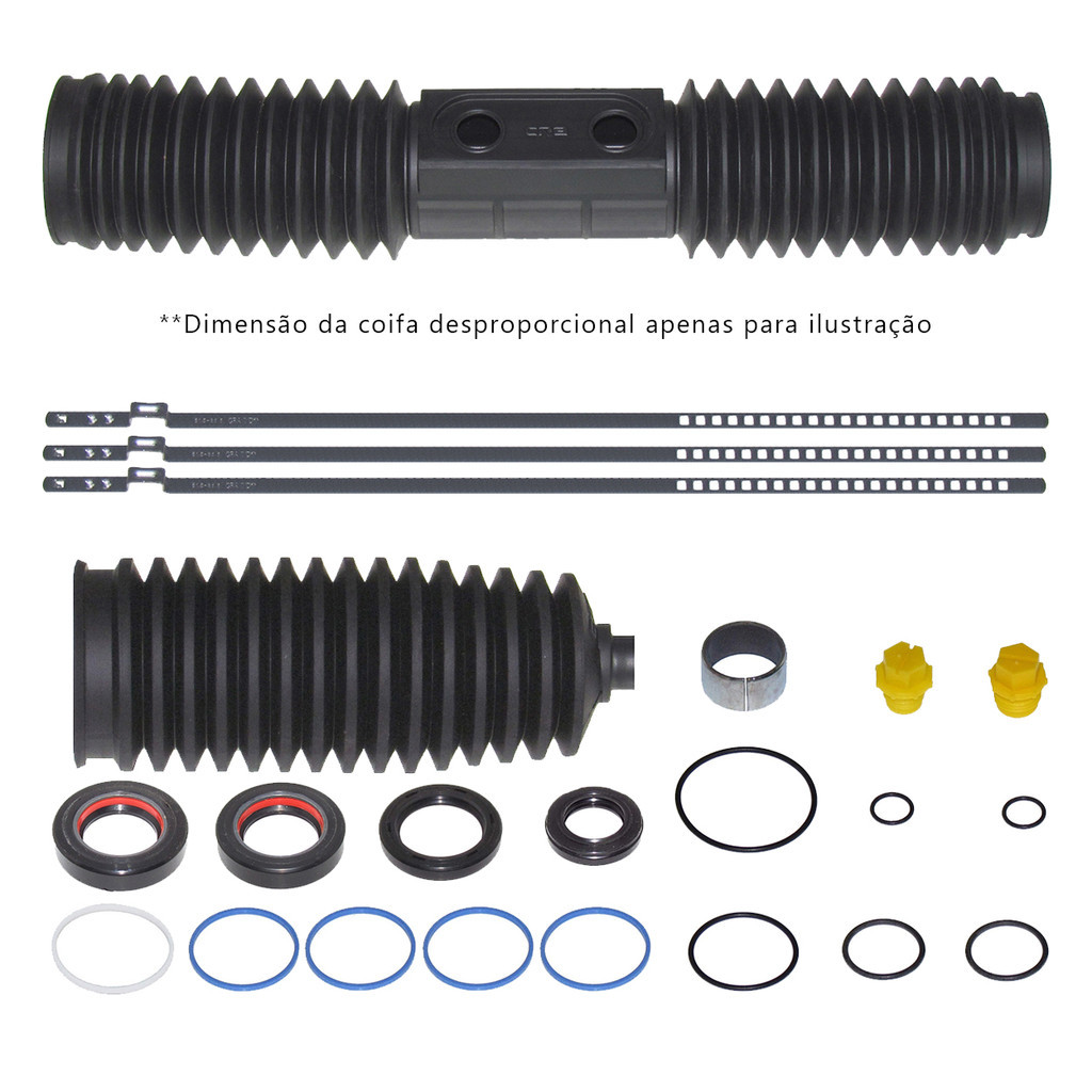 Reparo da Caixa de Direção Hidráulica para Showa Honda Civic Ano 2006