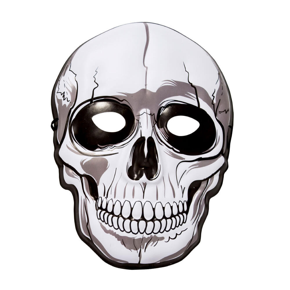 Máscara Infantil Esqueleto  Para Halloween em Oferta na Shopee