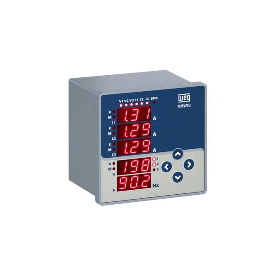 Multimedidor De Energia Digital Trifásico 96x96mm Weg