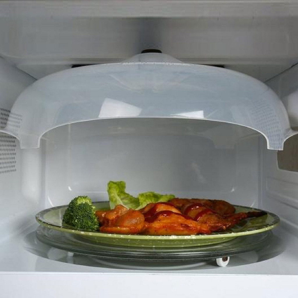 Tampa para Micro-ondas Magnética com Imã Evita Sujeiras