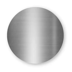 Adesivo Selo Pontinho Hot Stamping - Prata - 100 unidades - - Rizzo