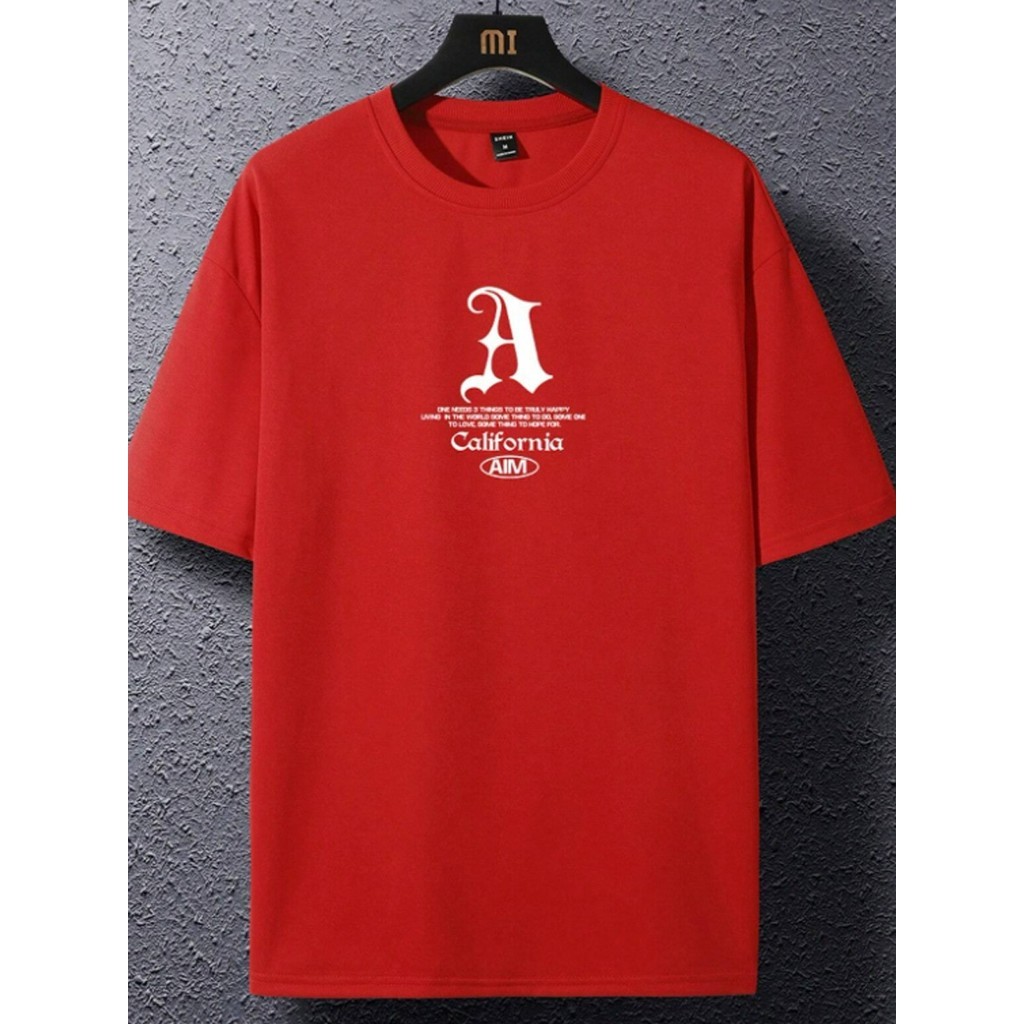 Camiseta Masculino Estampada California Bordado Blusa Streetwear Life Style Oversized Old School