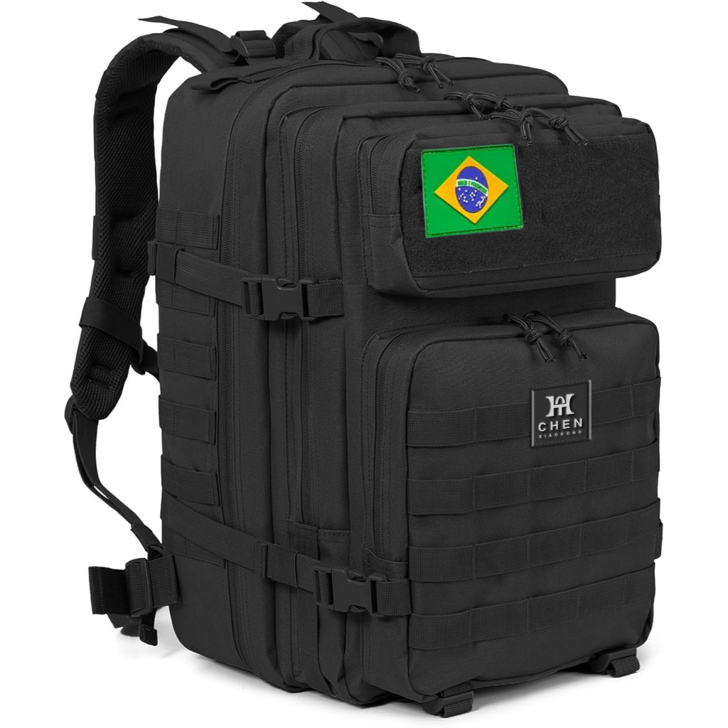 CHENXIAOHONG Mochila Tática Militar 50L Impermeável 1000D para Camping e Viagem de Grande Capacidade