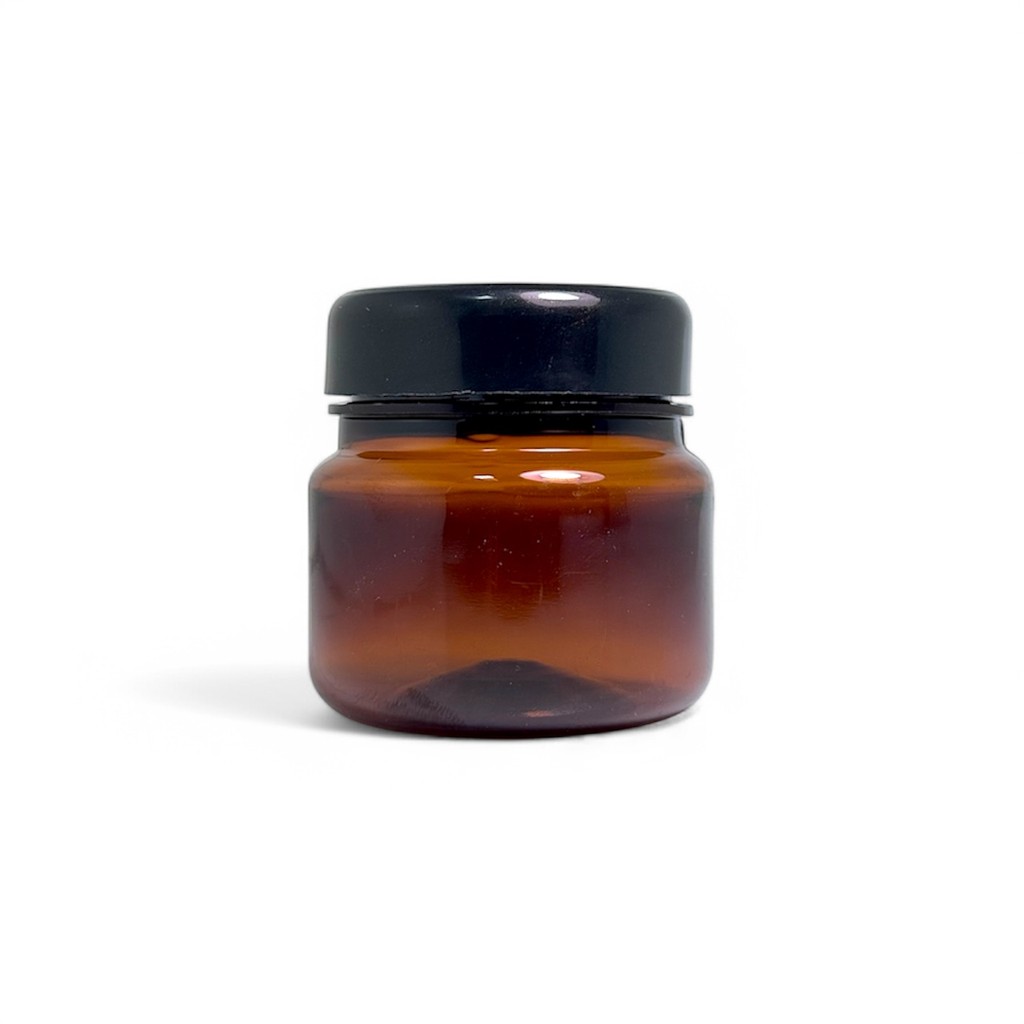 Kit 30 Mini Potes Plástico Âmbar para Cremes 40ml