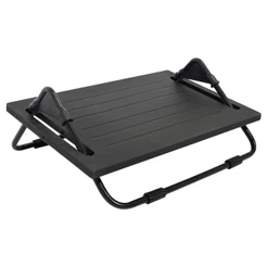 Apoio Ergonômico Para Os Pés Preto Escritório Inclinação Ajustável Antiderrapante De Mesa Desmontado