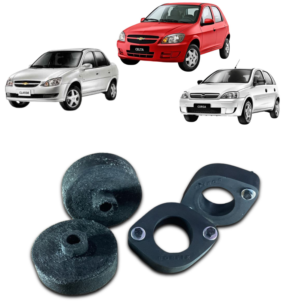 Kit Calço de Mola Diant 3,5cm trasei 5cm Corsa Celta Classic