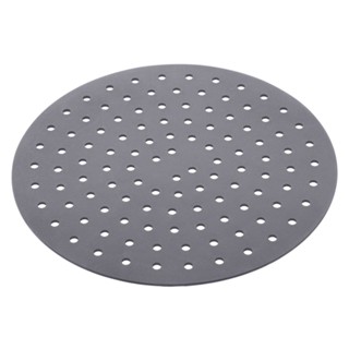 Tapete Protetor  Para Air Fryer Redondo Em Silicone de Cinza com 18,5cm Marca: Lyor em Oferta na Shopee