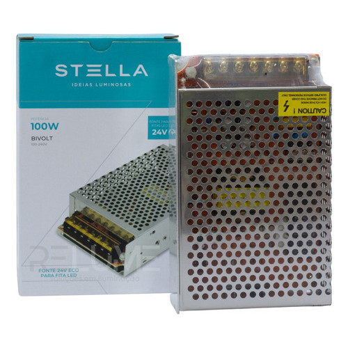 Fonte Profissional Para Led 100w Chaveada Ip 20 - Stella