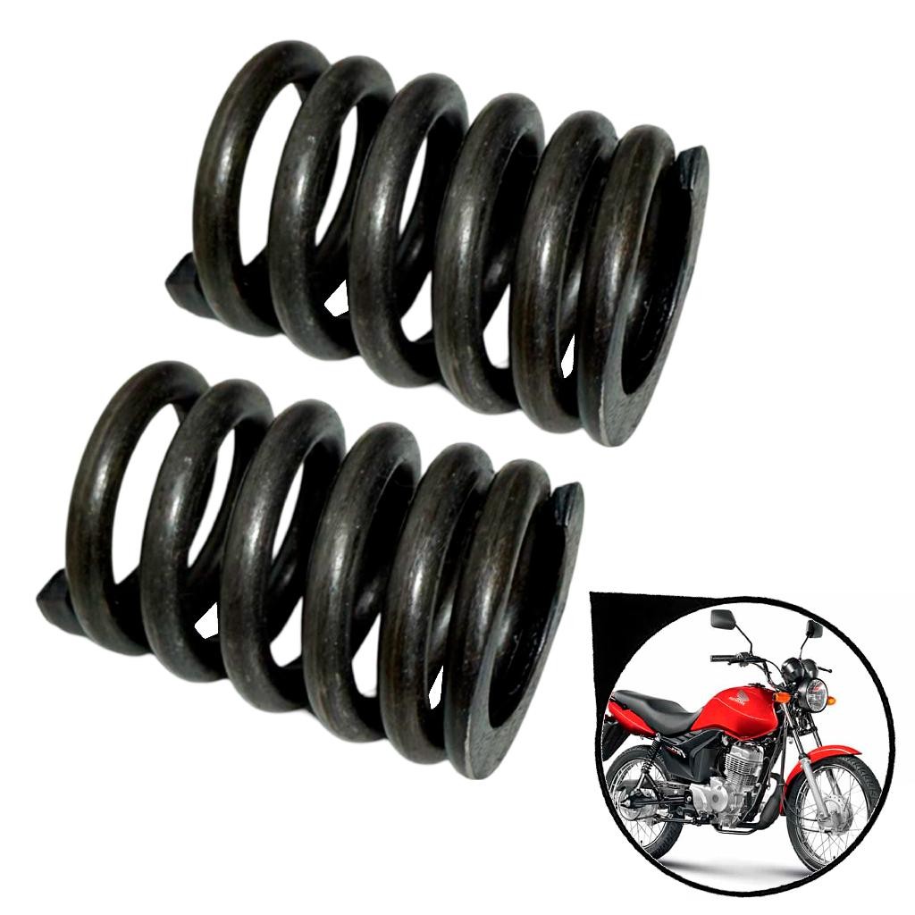 Kit Mola Válvula Admissão e Exaustão Cg 125 Titan 2002 Até 2004 Cg 125 Fan 2005 Até 2008