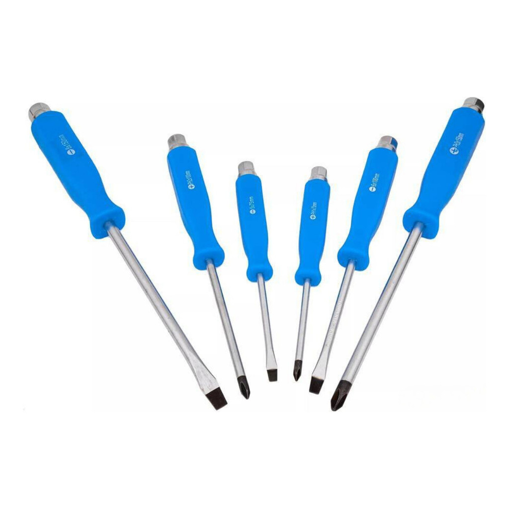 Jogo Chave Fenda Philips 6 Peças Magnético Imã Profissional