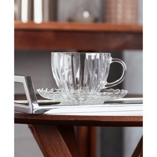 6 Xícaras de Chá Wolff Pétala de Vidro com Pires 200ml Luxo em Oferta na Shopee