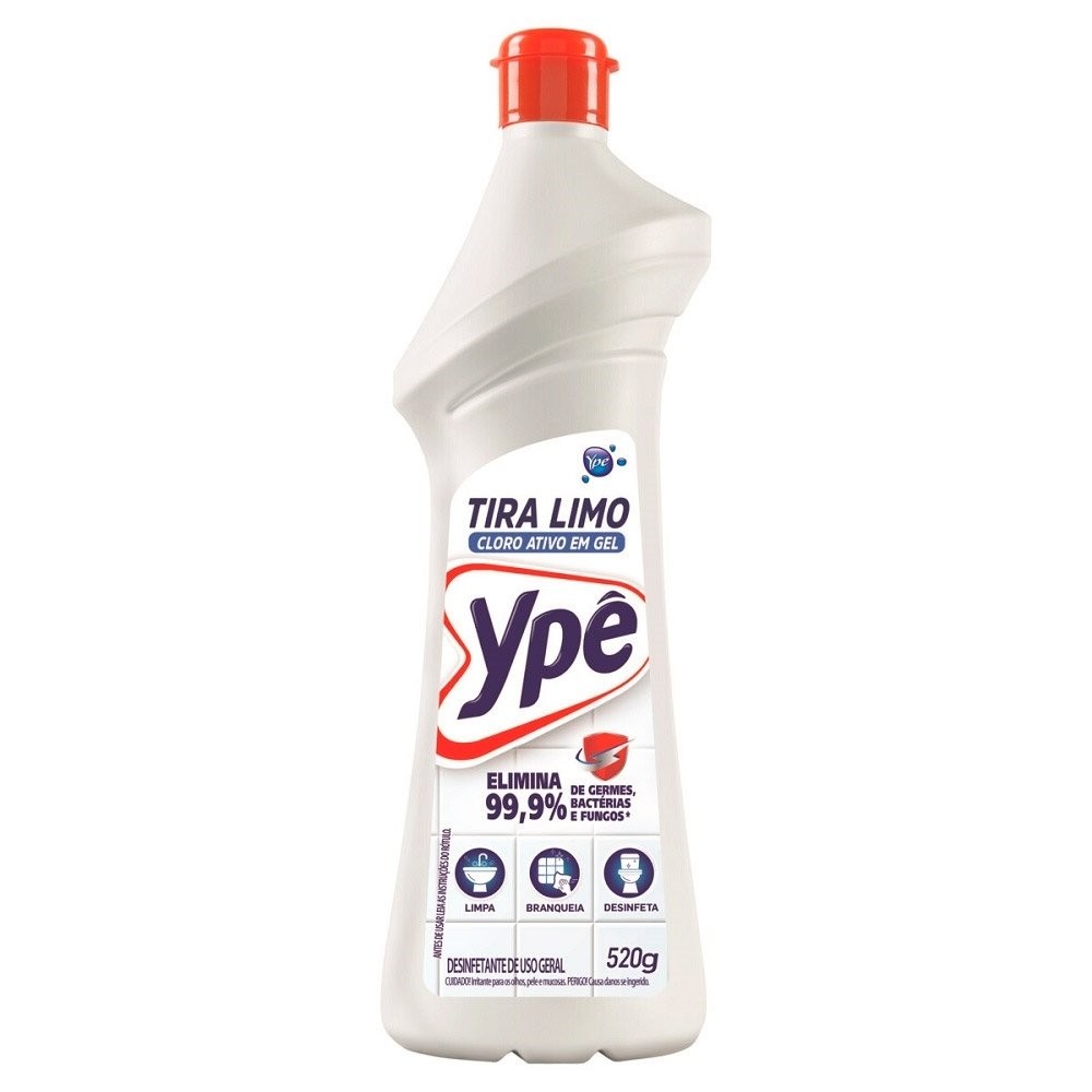 Limpador Ypê Tira Limo Squeeze 520g - Embalagem com 12 Unidades