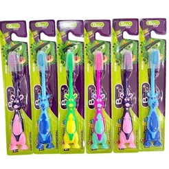 Kit Escova de Dente Macia Infantil Pacote 12 Unidades