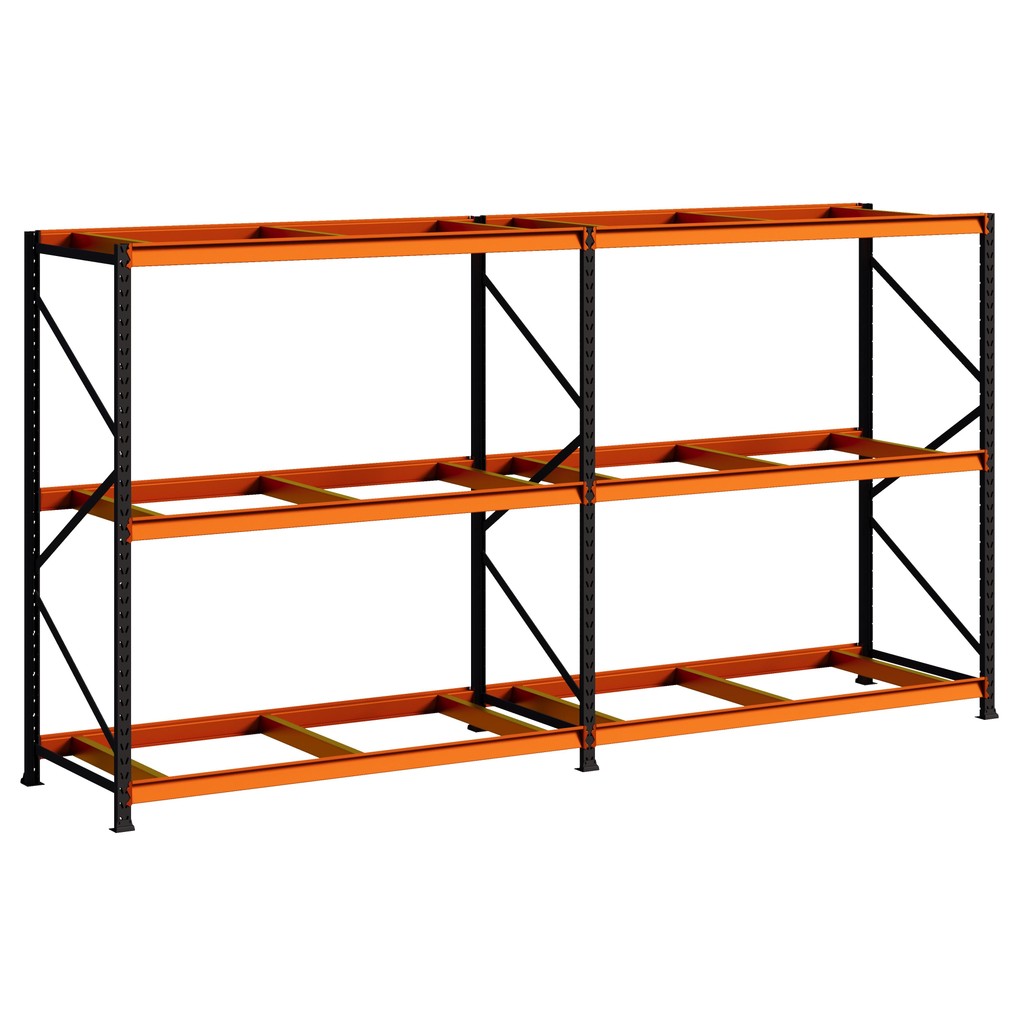 Porta Pallet 3000kg 1 Inicial 1 Continuação 200x180x80 3 Níveis Sem Bandeja MPP500 Amapá