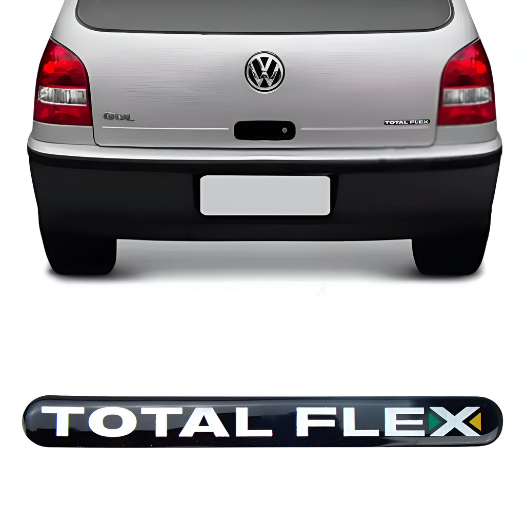 Emblema TOTAL FLEX  Resinado 2003 2004 2005 2006 2007 2008 2009 2010 2011 2012 em Oferta na Shopee