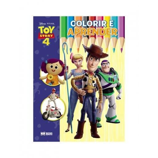 Colorir e Aprender Disney - Pixar - Toy Story 4 em Oferta na Shopee