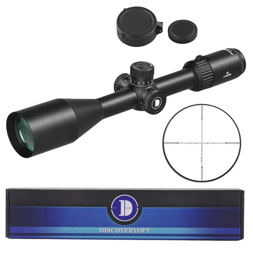 Luneta Original Rossi Discovery 3-9x40IR Retículo Iluminado, À Prova D'água | Tiro Esportivo