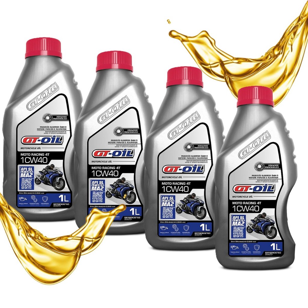 Óleo Para Motor Gt Oil 10w40 Semissintético 4 Litros