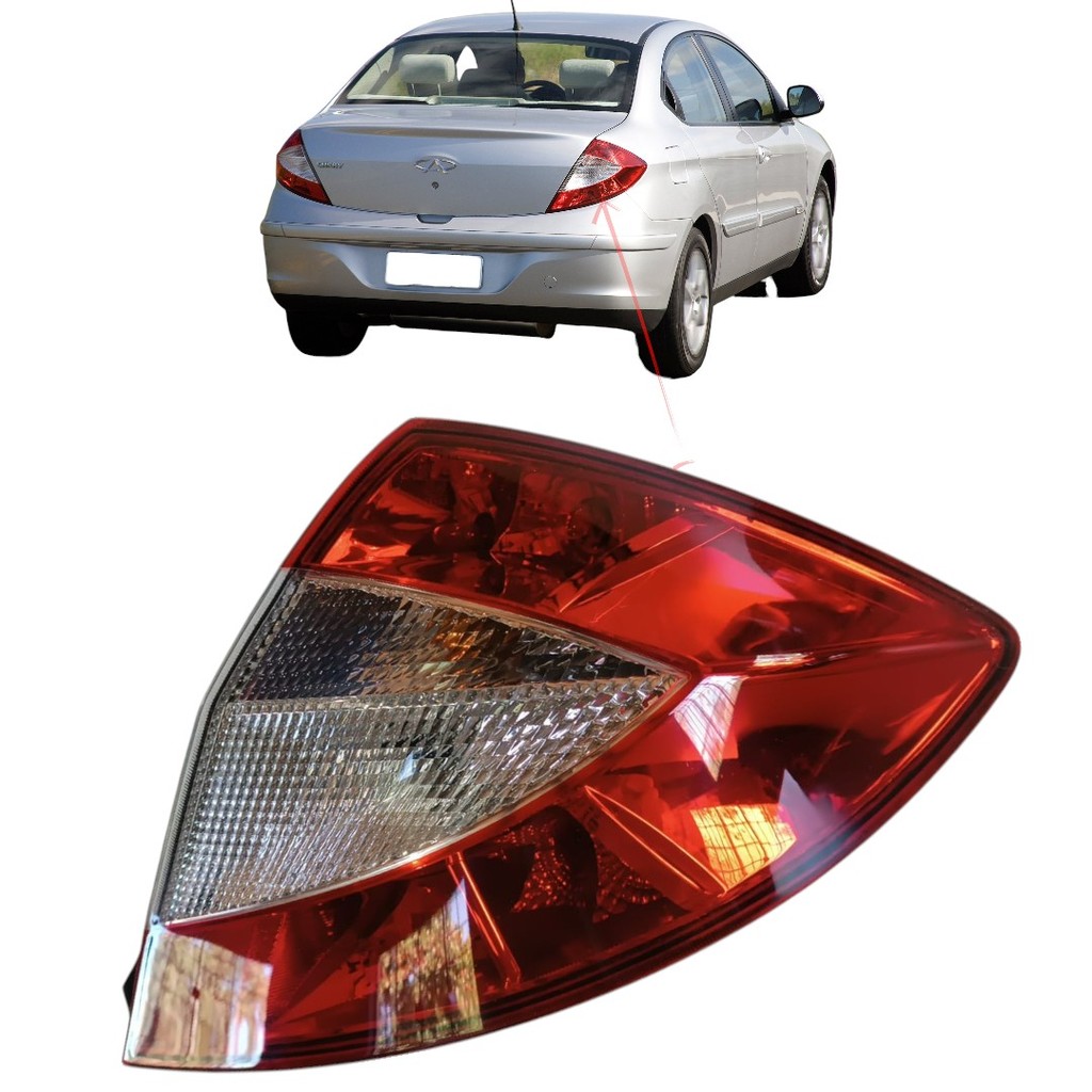 Lanterna Traseira Chery Cielo Sedan 2010 2011 2012 2013