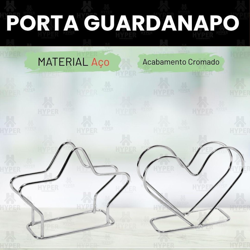 Porta Guardanapo de Aço Alpif em Oferta na Shopee