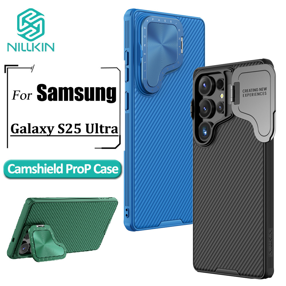 Nillkin Flip Capa Câmera Suporte Caso Para Samsung Galaxy S25 Ultra De Telefone-Estilo Lente Protetora Traseira em Oferta na Shopee