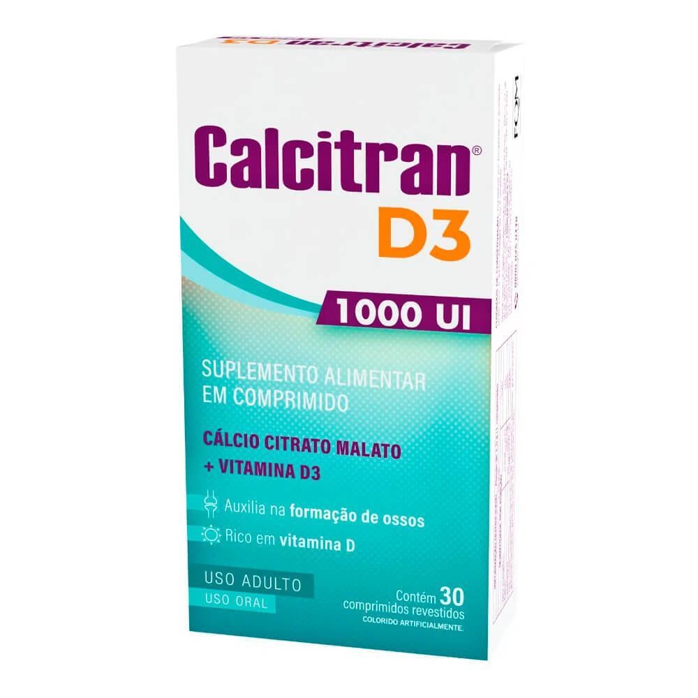 CALCITRAN D3 1000UI COM 30 COMPRIMIDOS - Health