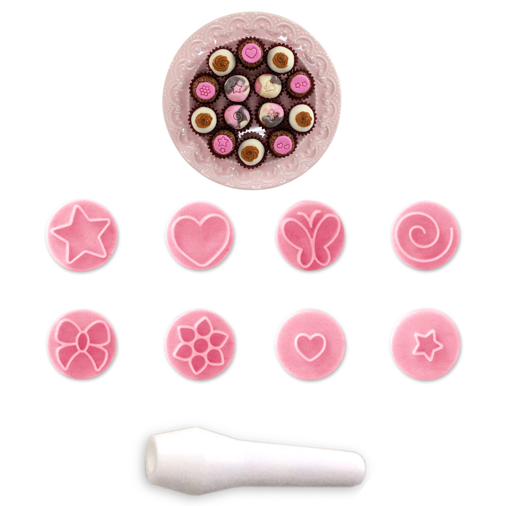 Kit Carimbos Essenciais Para Marcar Carimbar Docinhos Brigadeiros Decoração BlueStar em Oferta na Shopee