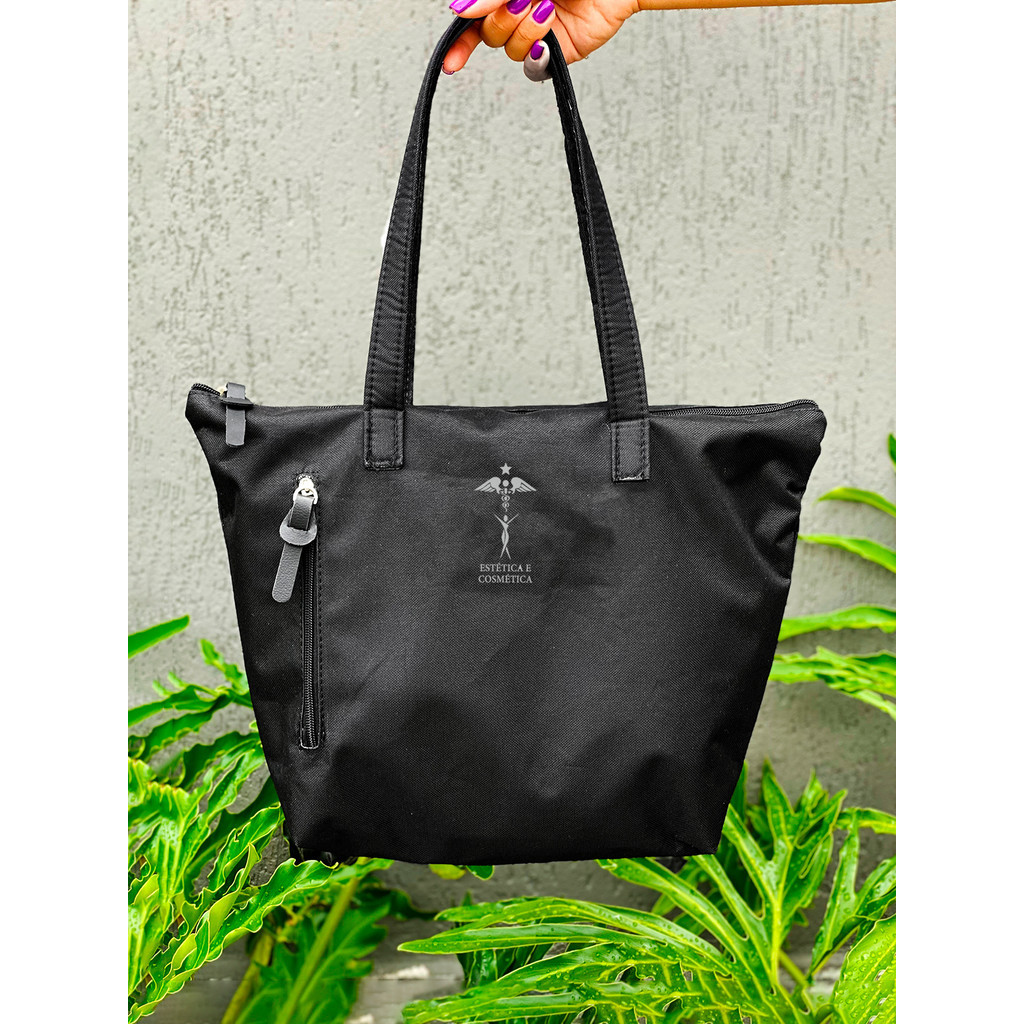 Shopper Nylon - ESTETICA E COMESTICA - Stilo Club Academia Trabalho Escolar Faculdade Viagem Masculino Feminino
