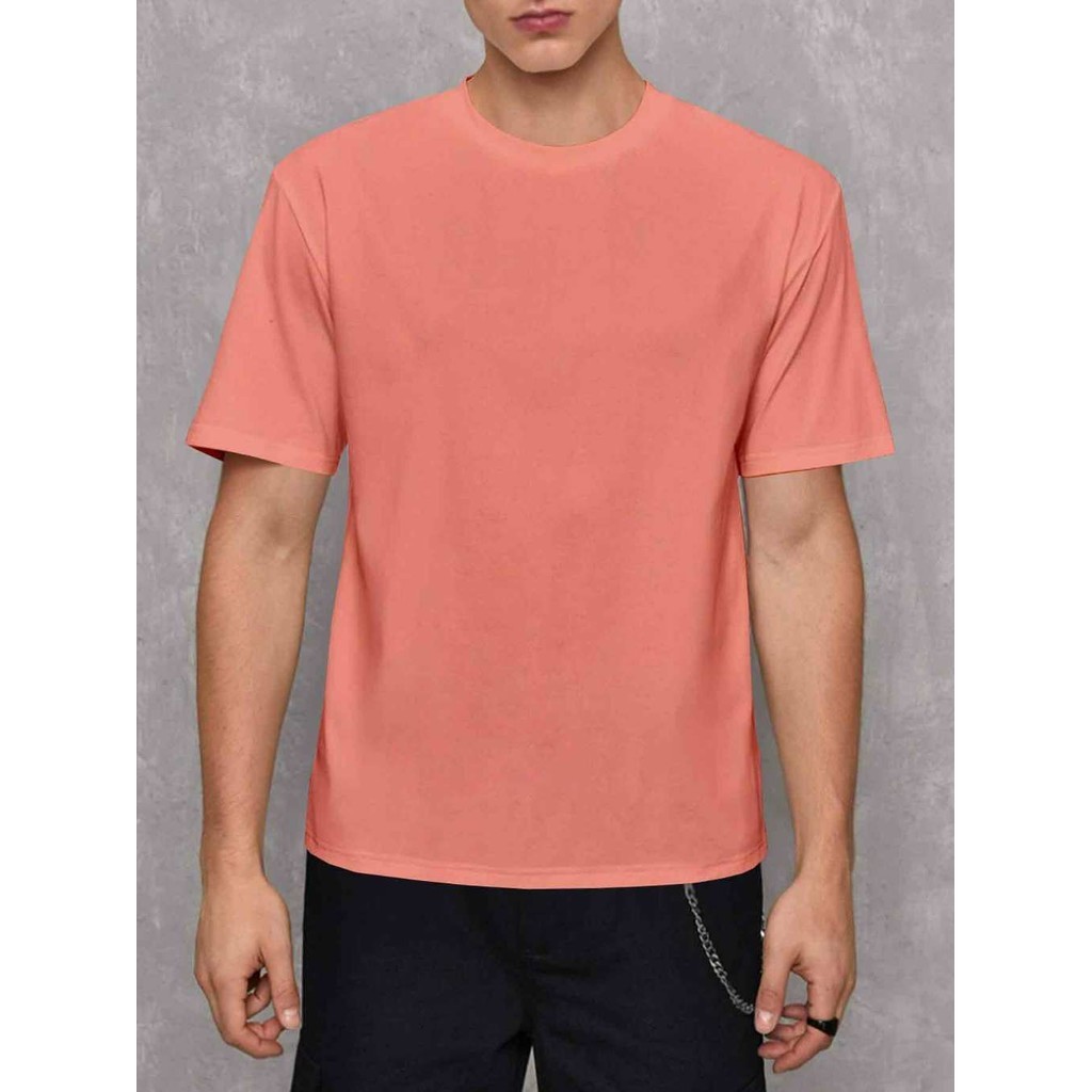 Camiseta Despojada Larga Academia Masculina Casual Blusa Unissex Oversized Simples Básica Camisa