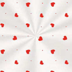 Saco Adesivado Decorado - Love Vermelho - 12x18cm - 100 unidades - Cromus - Rizzo