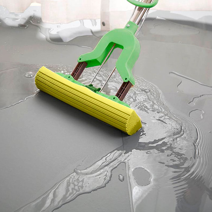 Esfregão Limpeza Fácil Lava E Seca Giratório Rodo Mágico Dobravel Mop