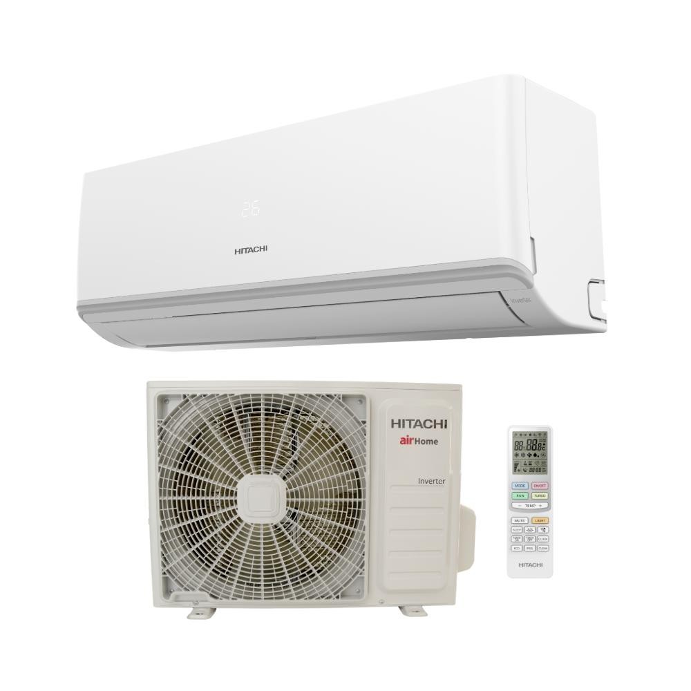 Ar Condicionado 12000 BTUs Split Hi Wall Inverter Hitachi Quente e Frio AirHome 600 220V