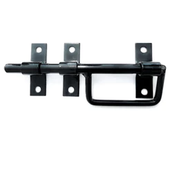 Ferrolho Trinco c/ Alça Forsul Preto N.3 p/ Portão e Porteira - 20 cm