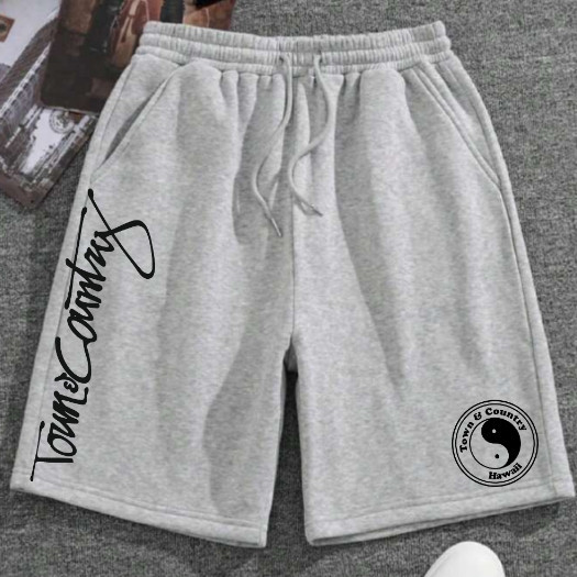 Bermuda Moletom Ying Yang Masculino Flanelado Alta Qualidade Várias Cores