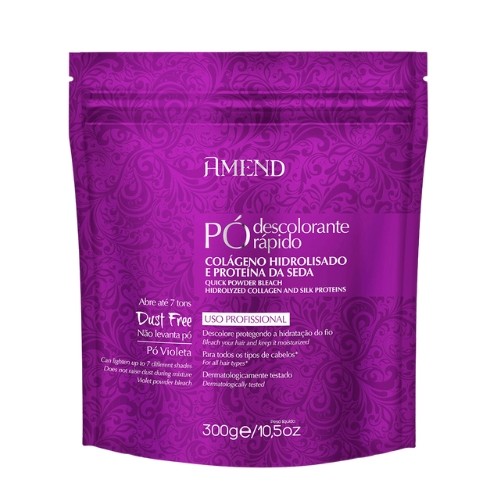 AMEND PO DESCOLORANTE 300G OLEO MACADAMIA E OLEO DE ARGAN