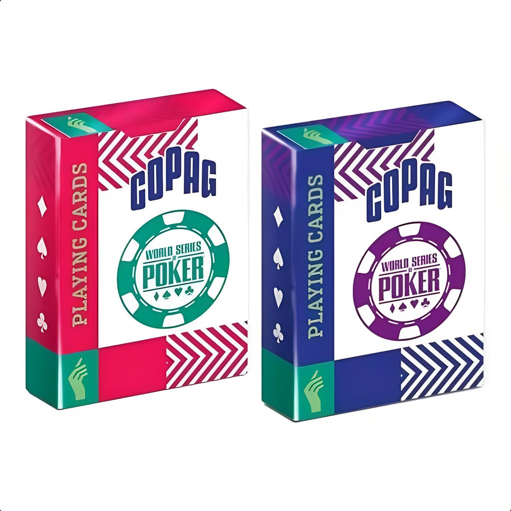 1x Baralho Sortido Cartas p/ Jogar World Series Of Poker Poker Size Ng Copag - 31604 em Oferta na Shopee