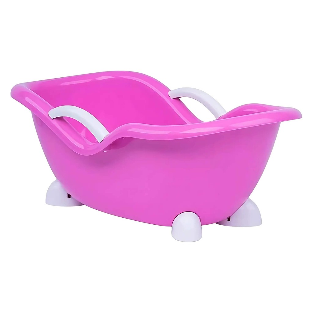 Banheira de Brinquedo Infantil Boneca Nenequinha Collection Hora do Banho 30cm 326 - Super Toys