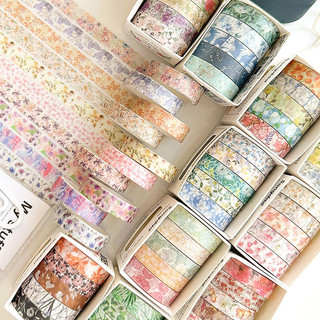 Fitas Washi Florais-Material De Papel , Padrão De Flor (MOYL STATIONERY BR STORE)