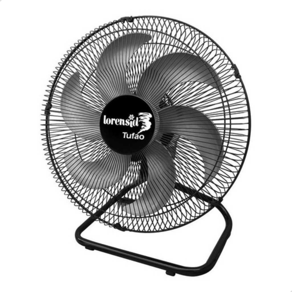 Ventilador Mesa 50cm Tufao Turbo Bivolt Preto Lorensid