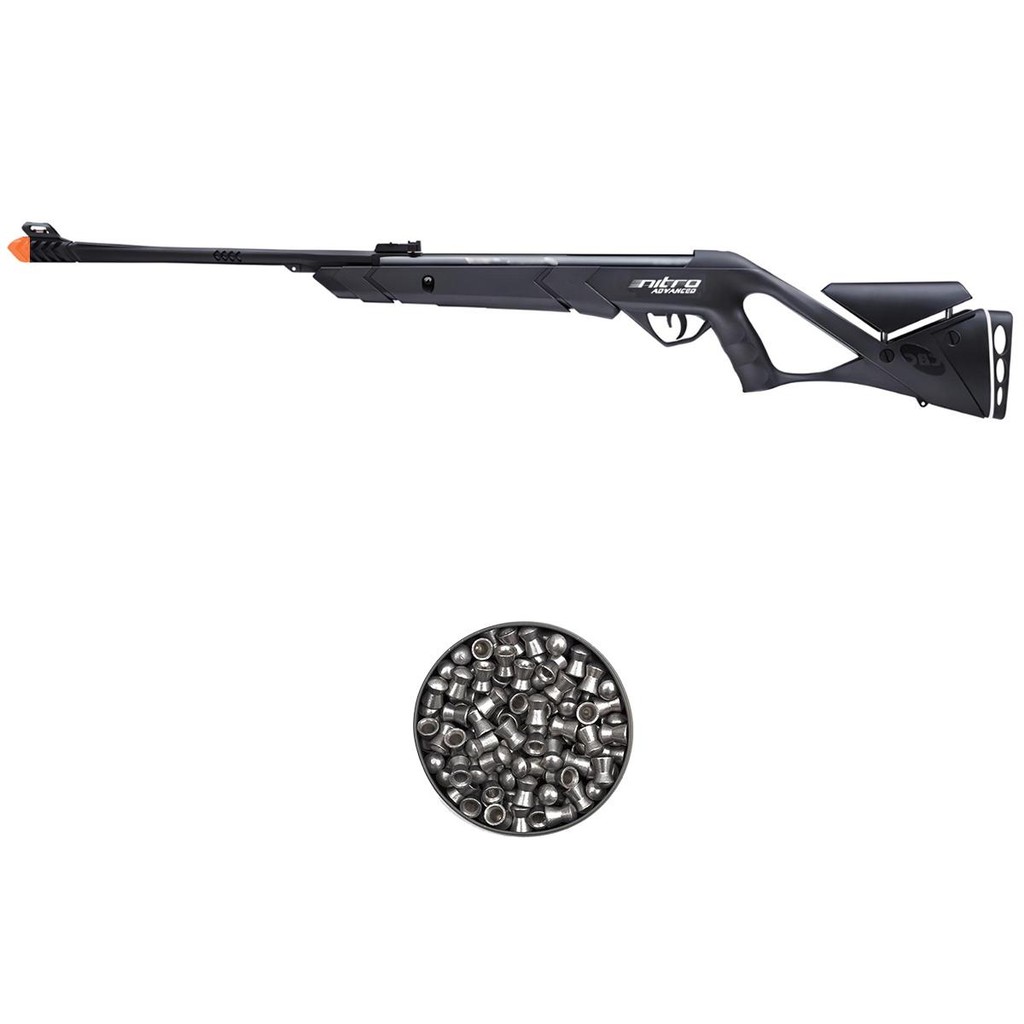 Carabina de Pressão Nitro Advanced 5.5mm – CBC + Chumbo em Oferta na Shopee
