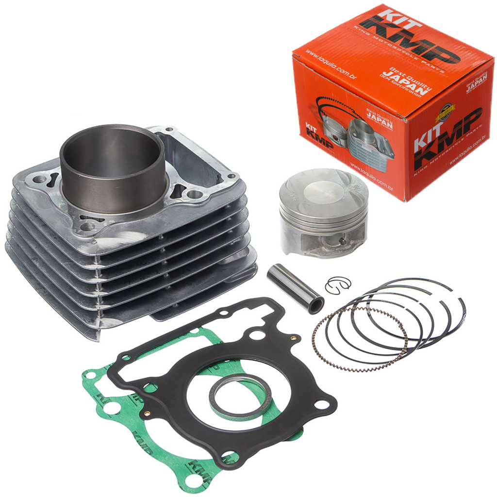 Kit KMP Completo Cilindro Pistão Anel Junta Kit A Honda CBX 250 Twister 01/08 | XR 250 Tornado 01/08 em Oferta na Shopee