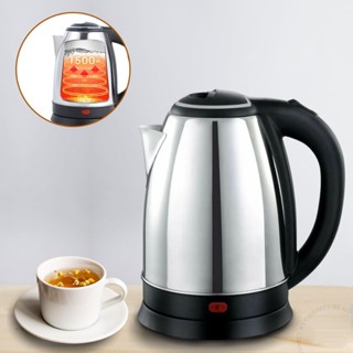 Chaleira Elétrica Inox 1,8L 110V Térmica Café Chá Água Quente Desligamento Automático Ferve Rápido em Oferta na Shopee
