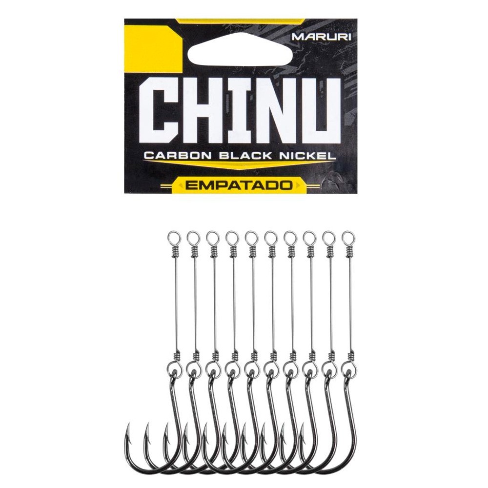 Anzol Em Aço Carbono Empatado Chinu 10pçs - Maruri em Oferta na Shopee