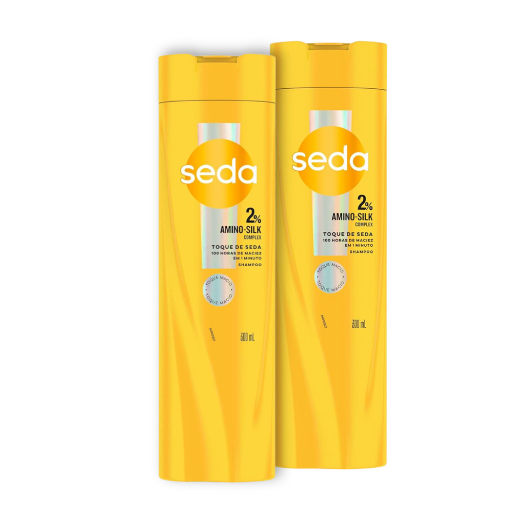 2 - Uni Seda Shampoo Toque de Seda 2% Amino-Silk Complex 300ml