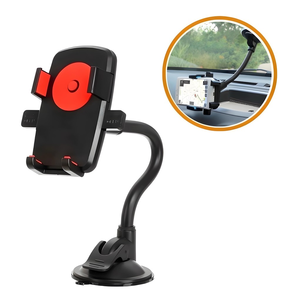 Suporte Veicular P/ Celular Universal Ventosa  LE-023 em Oferta na Shopee