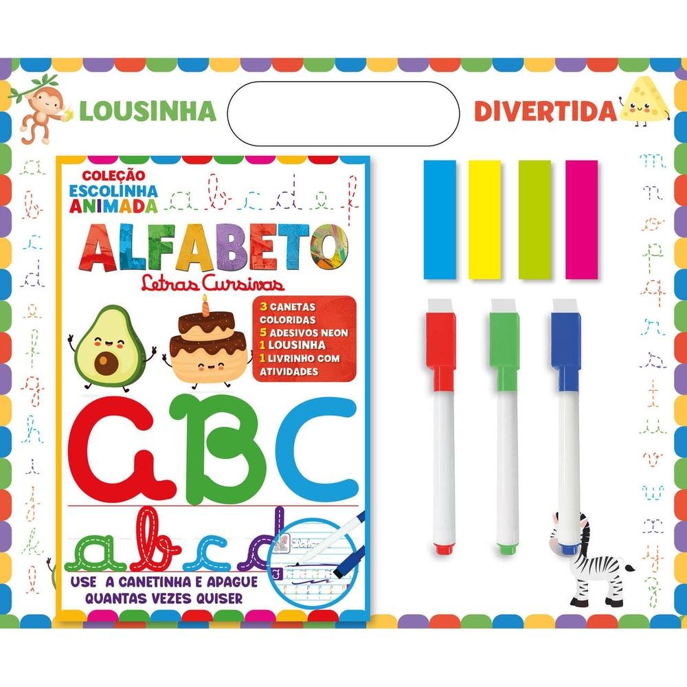 Coleção Escolinha Animada - Alfabeto em Oferta na Shopee