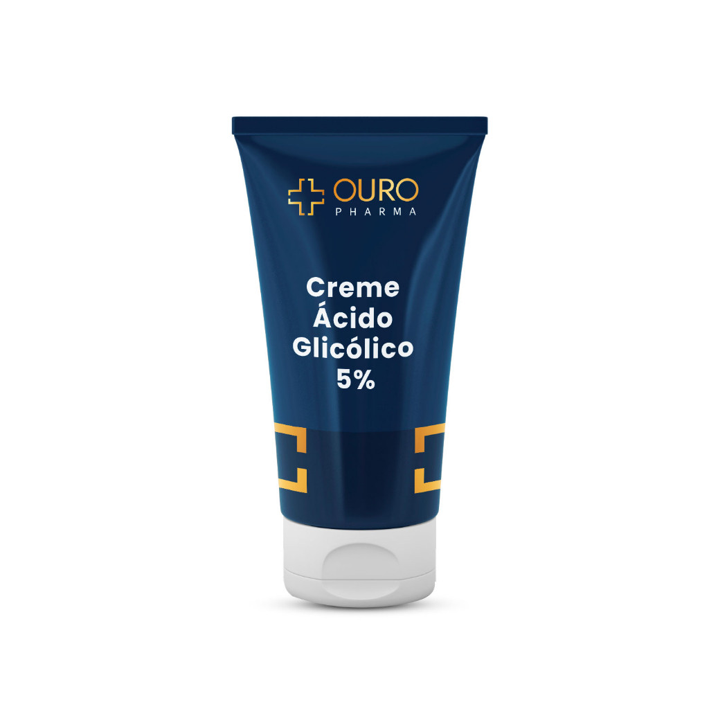 Creme Ácido Glicólico 5% 30gr, 60gr ou 100gr em Oferta na Shopee