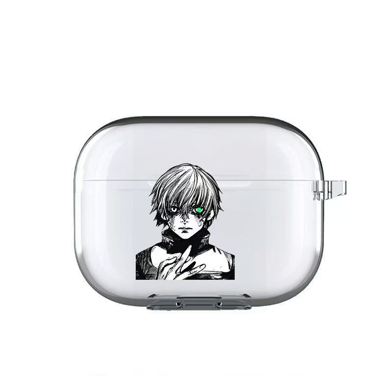 Jinmuyan capas protetoras adequadas para airpods 1 2 3 4 pro pro2 desenhos animados Anime capas protetoras transparentes em Oferta na Shopee